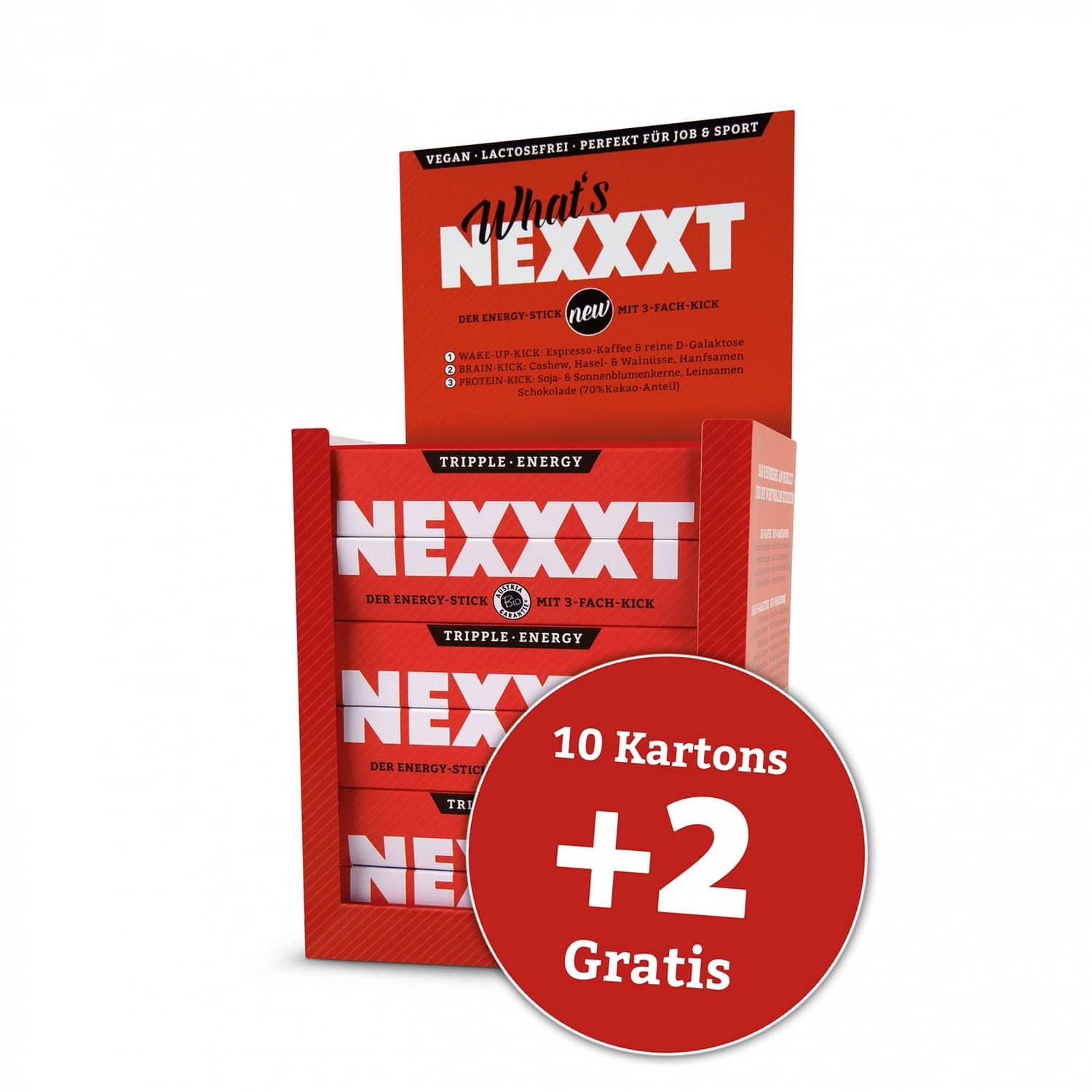 Nexxxt Energy – Mini Display – 10 + 2 Kartons GRATIS